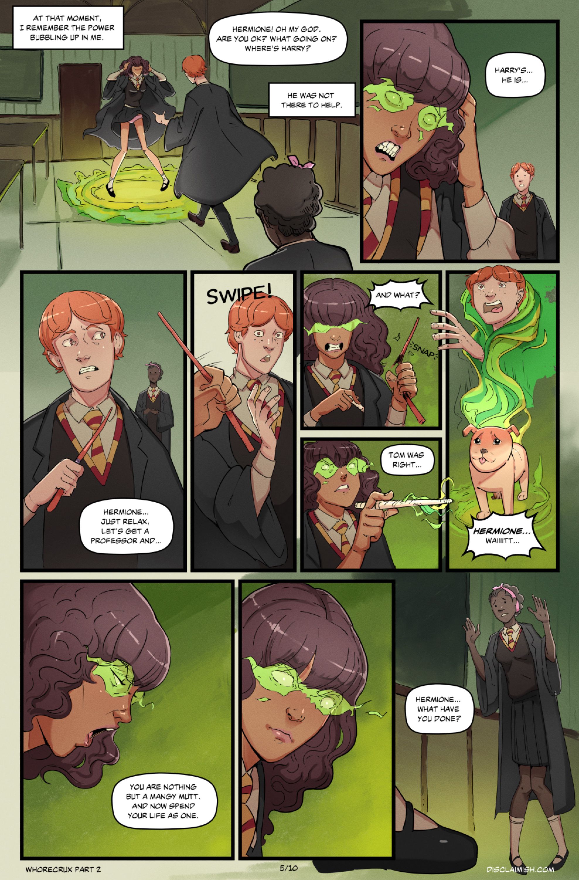 Hermione Granger And The Whorecrux (Harry Potter) 2 - Disclaimer page 6 hentai porn comic manga doujin